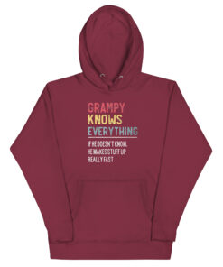 Grampy Knows Everything T-Shirt Unisex Hoodie